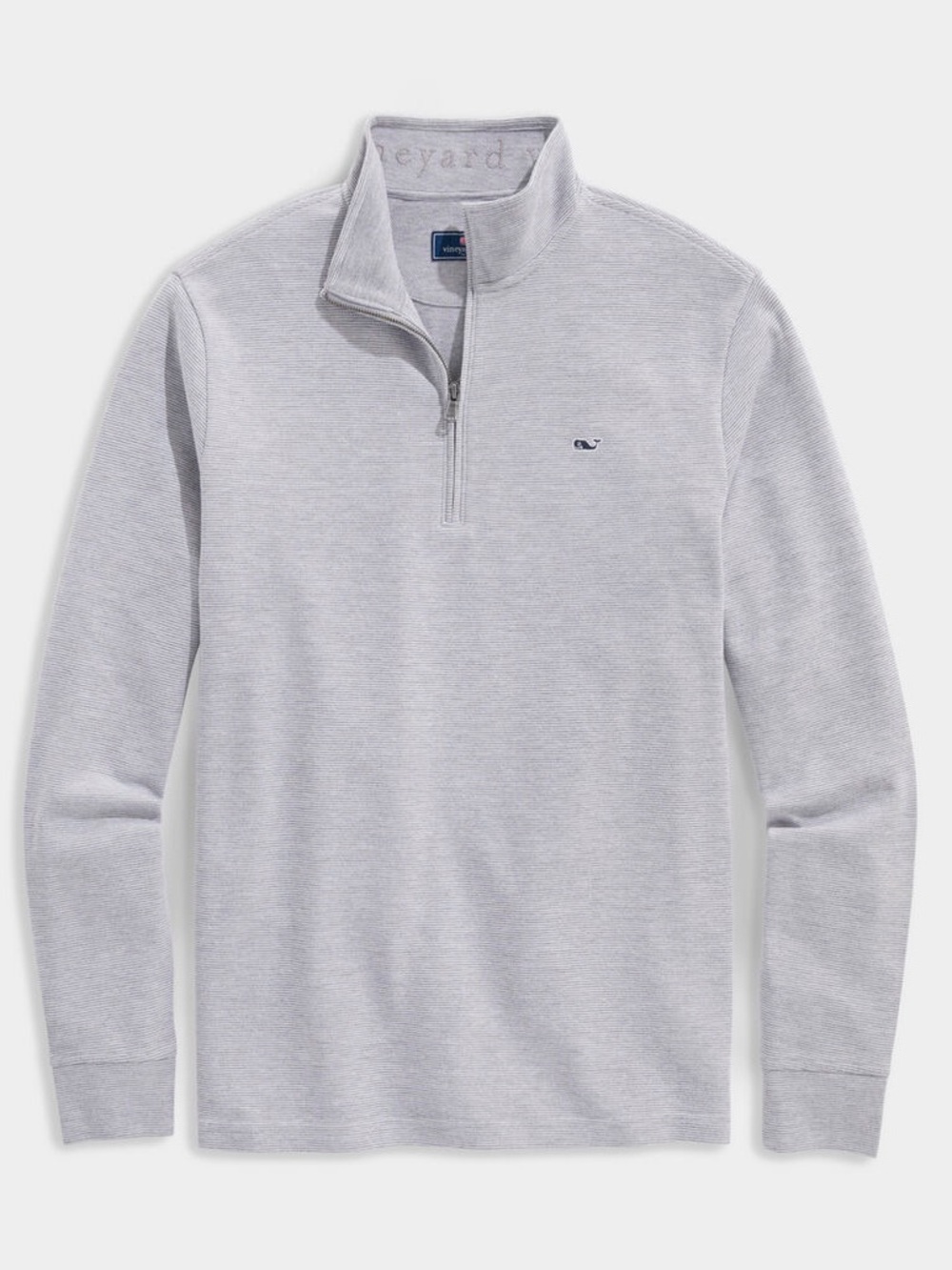 Vineyard Vines Men's Saltwater Quarter-Zip Sweater Granite Preppy Coastal XL